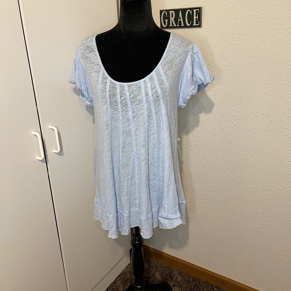 Free People Tunic Dress, NWT, Soft Periwinkle